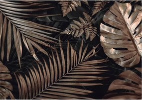 Fotótapéta Flizelin az Otthon Szobájába 3D Egzotikus levelek 208x146 Ragasztó