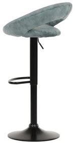 Kék Szövet Bárszék. AUB-822 BLUE4