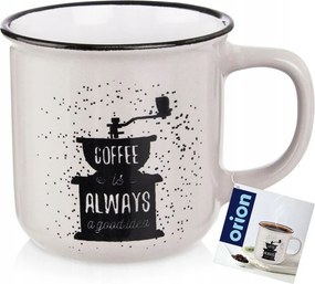 Kerámia bögre kávé tea gyógynövény italok Fehér 370 ml