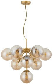 Redo 01-2940 - Csillár zsinóron AGAPE 10xE14/28W/230V arany