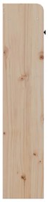 tömör fenyőfa fejtámla tárolóval 180 cm