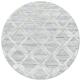 Világosszürke kerek szőnyeg ø 120 cm Pisa – Ayyildiz Carpets