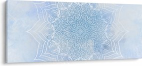 Kép - Téli mandala (120x50 cm)
