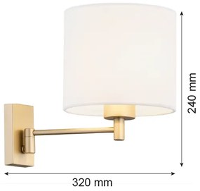 Argon 8370 - Fali lámpa DOLCE 1xE27/15W/230V