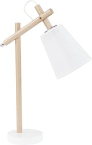 TK Lighting Vaio asztali lámpa 1x15 W fehér 667