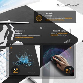 Diablo X-Tensio 1100 állítható magasságú íróasztal fehér