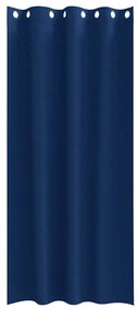 Függönyök függönyökkel 2 pcs Sötétkék 245x140cm Poliészter