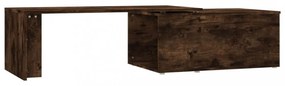 füstös tölgy színű fatermék dohányzóasztal 150x50x35 cm