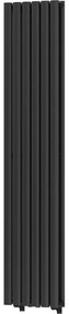 Mexen Dallas dísz radiátor 1600 x 360 mm, 1039 W, Fekete - W214-1600-360-00-70