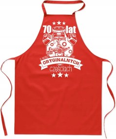 Konyhai Kötény piros Születésnap 70 éves születésnapi ajándék FA_460_cw