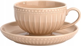 250ml-es csésze csészealjjal Mosaique Beige Anyák napi ajándék