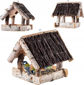 Madáretető Nagy Fa Házikó Lógó Fülke Kerti Dekoráció