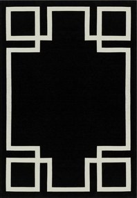 Hampton szőnyeg Black 160x230 Art deco