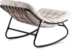 Hintaszék bézs színben AURORA