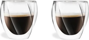 Duplafalú bögre szett cappucinóhoz, 2 db-os 250 ml Cristallo – Vialli Design