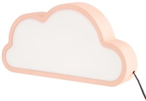 Rózsaszín gyerek éjjelilámpa Cloud – Candellux Lighting