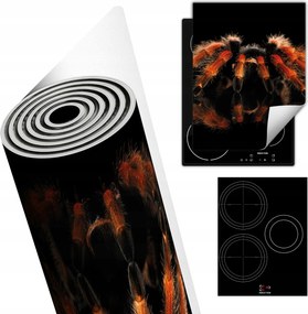 Tűzhelyvédő Szőnyeg Asztali Dekoráció 40x52 fekete pók