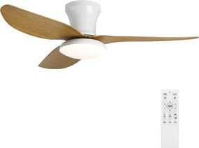 Brilagi-LED állítható mennyezeti ventilátor LED/30W/230V 3000-6500K fehér/barna+