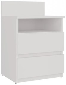 Drohmo M1 éjjeliszekrény, 40x59x32 cm, matt fehér