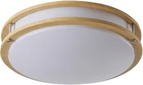 Brilagi - ELARO mennyezeti lámpatest 4xE27/40W/230V, átmérő 41 cm, fahatású dekor