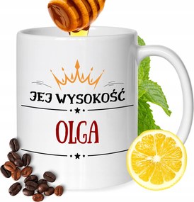 Bögre Olga Barátnő Feleség Barátnő Ajándék Nyomtatott Fehér 330ml