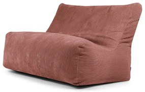 Téglavörös kordbársony babzsákfotel Sofa Seat Lounge – SLOWDOWN