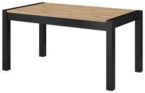 Zondo Étkezőasztal Armin Typ 92 (8 és több fő részére) (taurus tölgy + matt fekete). 1044559