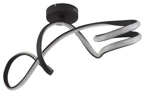 Globo 67341DS - LED Felületre szerelhető csillár SWIRL LED/30W/230V fekete