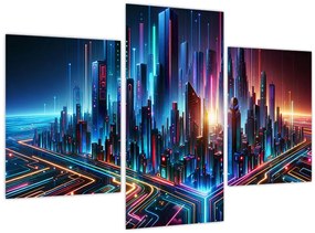 Kép - A jövő városa (90x60 cm)