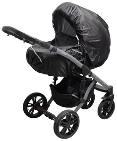 Babakocsi esővédő New Baby Basic fekete