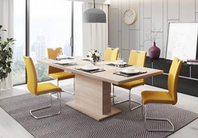 Bővíthető Étkezőasztal Sonoma Tölgy Színben. 160-200x90 cm. GIANT