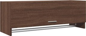 vidaXL barna tölgy színű szerelt fa ruhásszekrény 100 x 32,5 x 35 cm