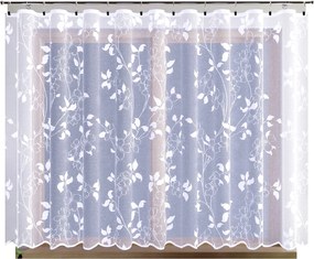 Jacquard függöny 500x155cm-es méretben 115106 egyenes virágmintás (szegélyekkel)