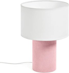 Fehér-világos rózsaszín gyerek éjjelilámpa Bianella – Kave Home