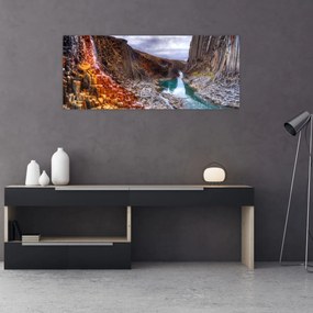 Kép - Studlagil kanyon (120x50 cm)