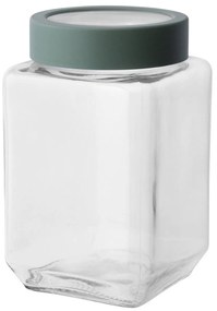 Altom Üveg szögletes doboz fedéllel 700 ml, zöld, 700 ml
