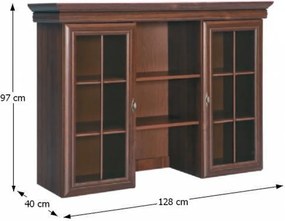 Vitrín szekrény, samoa king, KORA KN4
