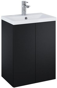Elita Kido mosdó szekrénnyel 50.6 cm fekete 168096