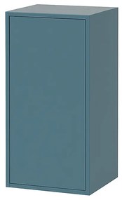 Boxie 1 ajtós fali szekrény 80x40x37 cm petrol kék