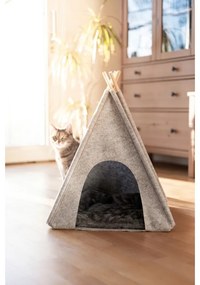 Világosszürke teepee sátor kisállatoknak - Wenko