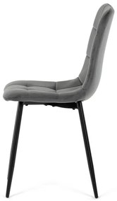 Szürke Bársony Étkezőszék. CT-281 GREY4