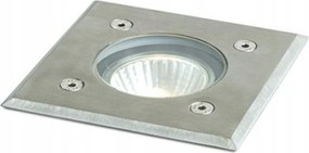 Süllyesztett Led lámpatest Rendl Orbu Sq 10, rozsdamentes acél, GU10, IP67, 230V, 15W