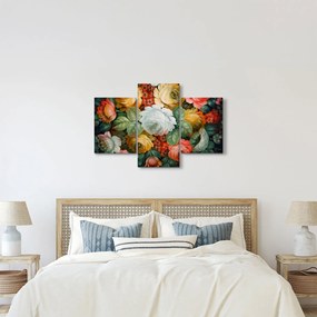 A festett virágcsokor képe (90x60 cm)