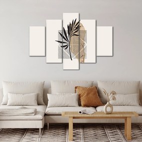 Kép - Absztrakció trópusi levelekkel N⁰1 (150x105 cm)