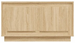 sonoma tölgy színű szerelt fa fali TV-szekrény 80x35x45 cm