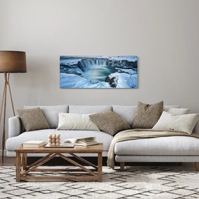 Kép - Istenek vízesése, Izland (120x50 cm)