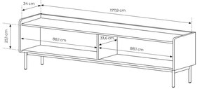 TV asztal/szekrény Lemenn 180 (bézs). 1097462
