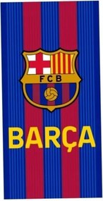 Fc Barcelona szurkolói strandtörölköző 140x70 cm hivatalos klubkollekció