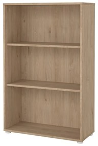 Natúr színű könyvespolc tölgyfa dekorral 80x124 cm Sign – Tvilum