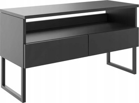 Konzol, dohányzóasztal, Rtv komód lábakkal, click-on, szélesség 90 cm